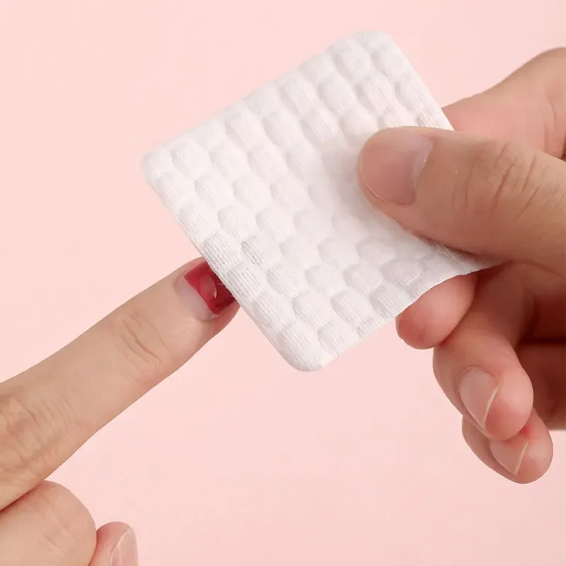 300/500Pcs Professional Nail Cotton Wipes UV Gel Nail Tips Polish Remover Cleaner Lint Paper Pad Soak Manicure Cleaning Tools view 3