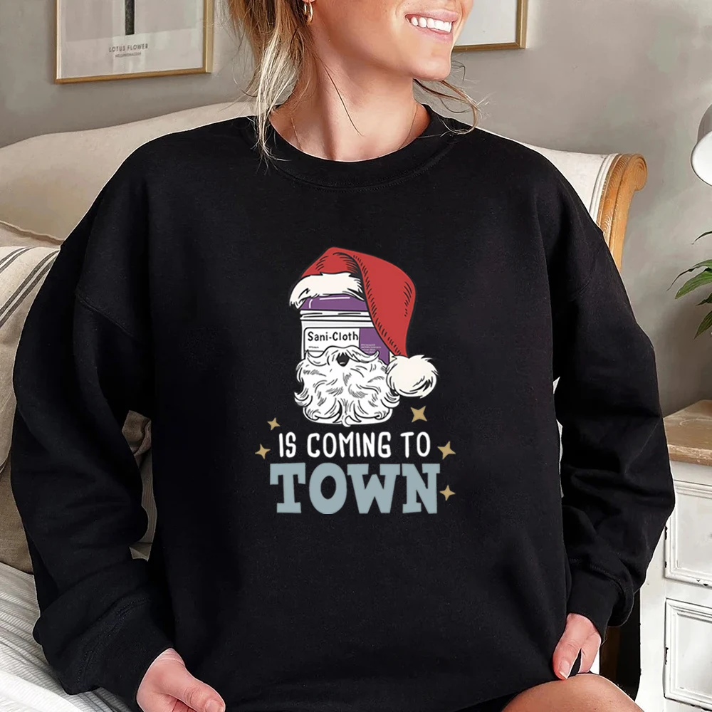 Funny Nurse Christmas Sweatshirt Nurse Rn Aid Tech Medical Assistant Shirt Nurse Christmas Sweatshirts Lpn Holiday Gift