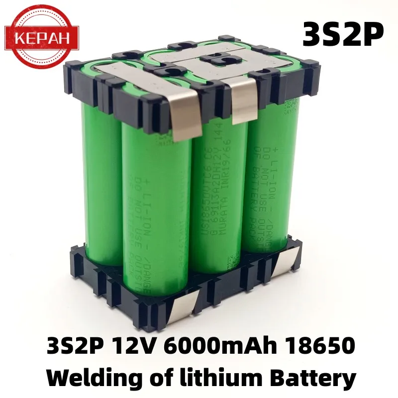 2S1P 3S2P 4S1P~5S2P 6S2P 18650 VTC6  battery pack custom 18650 VTC6 battery welding 3000mAh / 6000mah battery pack 7.4V to 25.2v