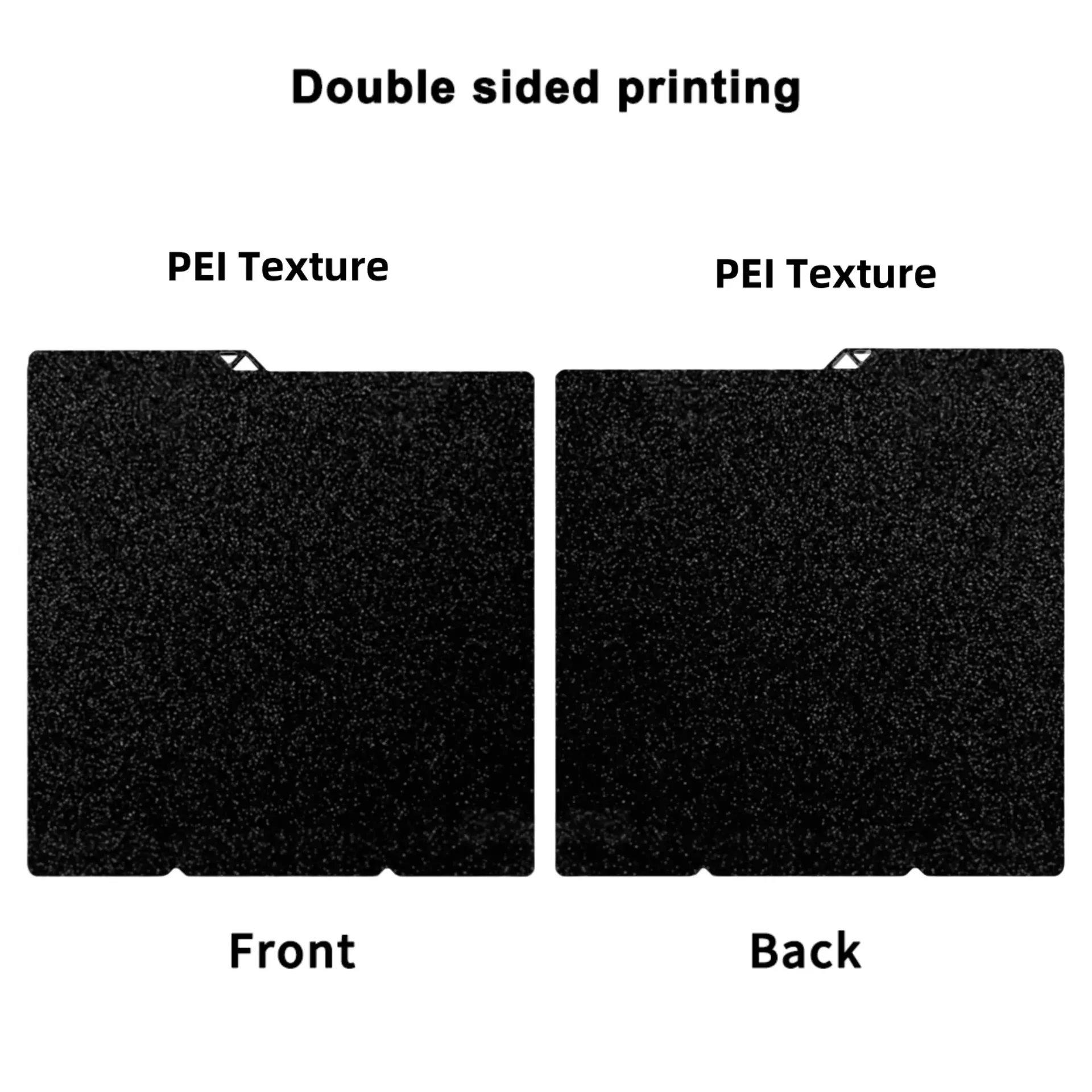PEI-Strukturierte 264x276mm Bauplatte für Anycubic Kobra X, Kobra S1 Combo Federstahlplatte für Anycubic Kobra 4 3D-Drucker