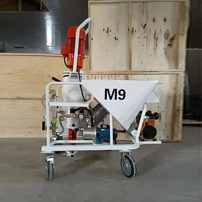 

M9 High Quality Gypsum Spraying Machine Mortar Plastering Machine Plaster Station Wall Putty Spray Machine