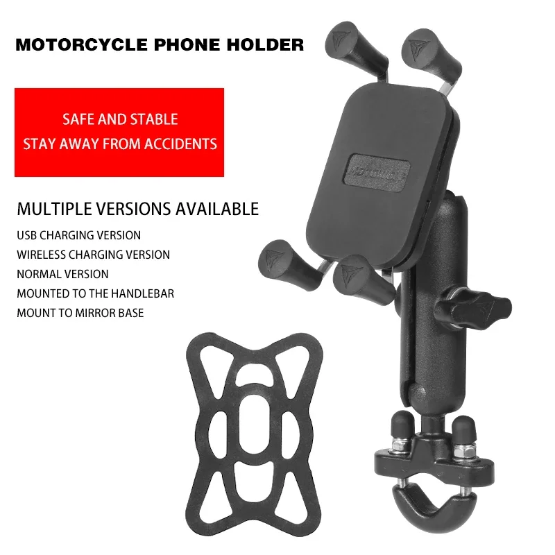 Supporto per telefono cellulare supporto per caricabatterie supporto per telefono per YAMAHA Honda SUZUKI KAWASAKI BMW KTM Triumph Aprilia Benelli