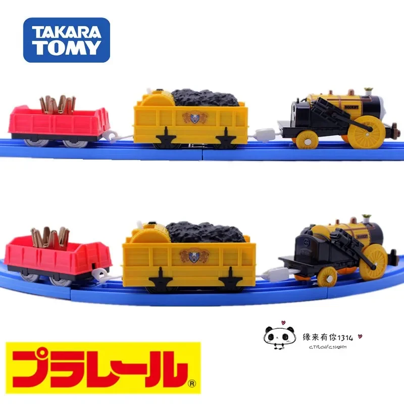 TAKARA TOMY Pule Road Road Thomas Rail TS-15 Stephen tren eléctrico modelo niño juguete, regalo de cumpleaños de vacaciones para niños