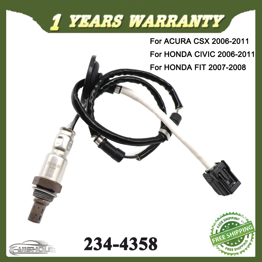 234-4358 36532-RRA-004 Sensor Oksigen Lambda Mobil Baru Sensor Rasio Bahan Bakar Untuk ACURA CSX CIVIC FIT 2006-2011 36532-RME-A01 234-4357