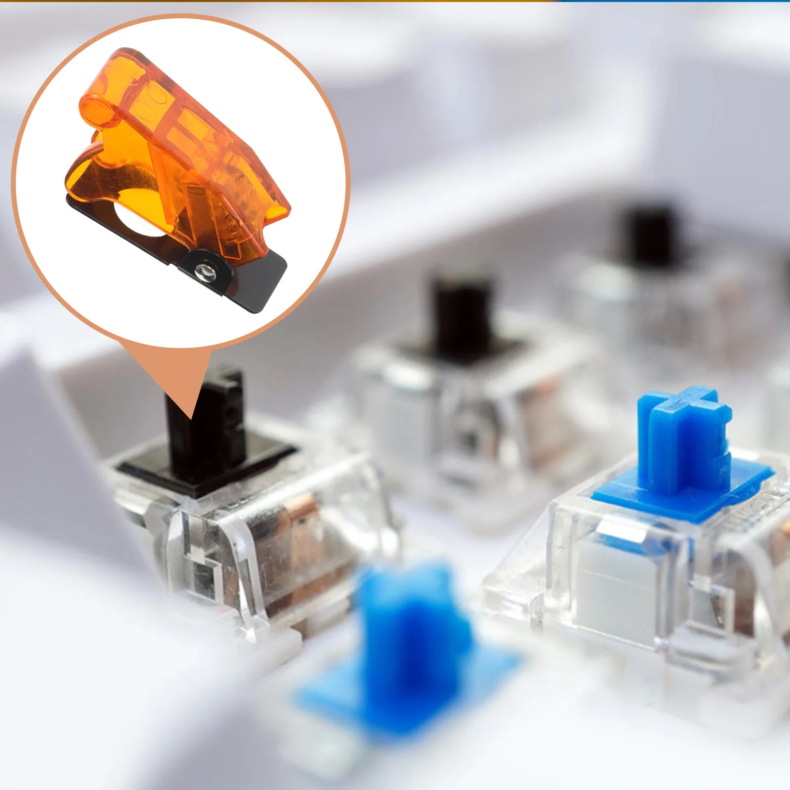 

Universal Automotive Toggle Switch Cover Plastic Protector Car Replacement Switch Durable Protective Easy