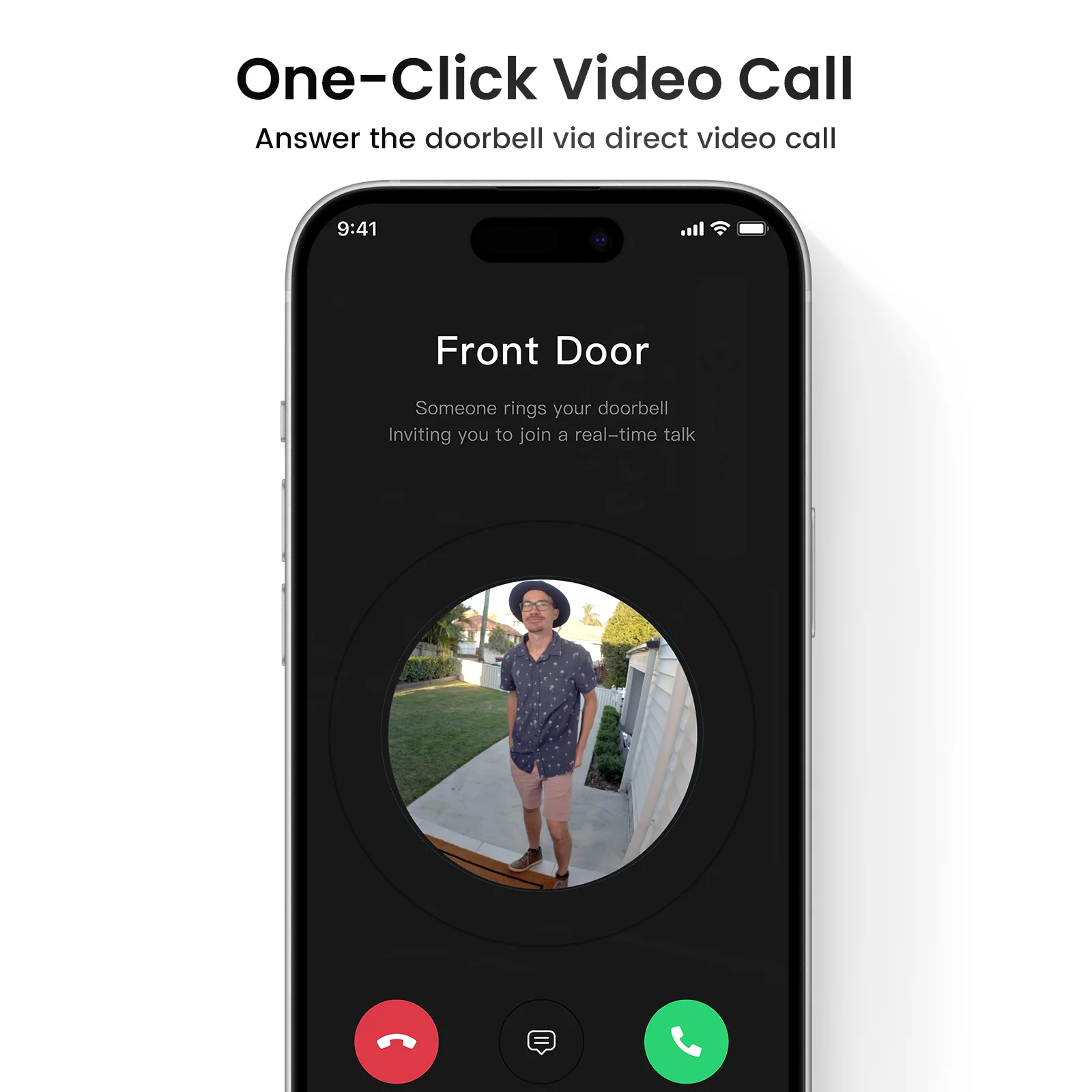 AOSU 3MP جرس الباب اللاسلكي فيديو إنترفون في الهواء الطلق 2.4G واي فاي جرس الباب الذكي مع الرنين كشف الإنسان دعم جرس الباب اليكسا #4