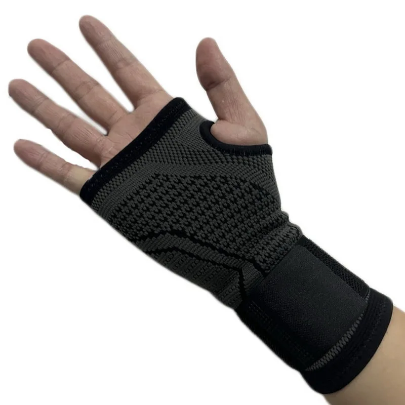 1PCS Sport Fitness Hand Palm Protector Men Women Wrist Guard Brace For Cycling Gym Carpal Tunnel Compression Elastic Strap