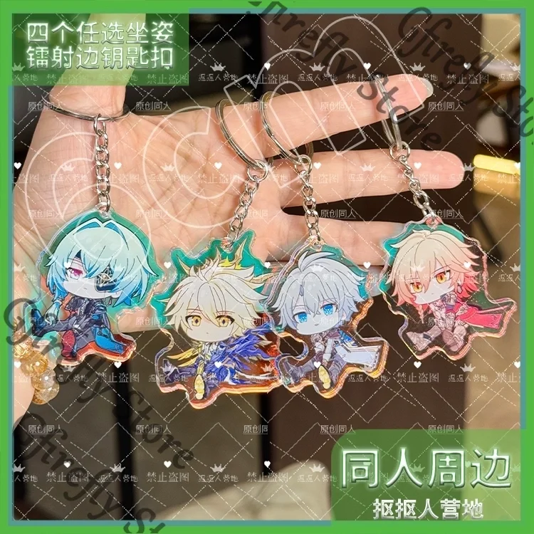 

Honkai: Star Rail Castorice Anaxa Screwllum Hyacine Phainon Acrylic Pendant Keychain Keyring Cosplay Bag Hang Ornaments Gift