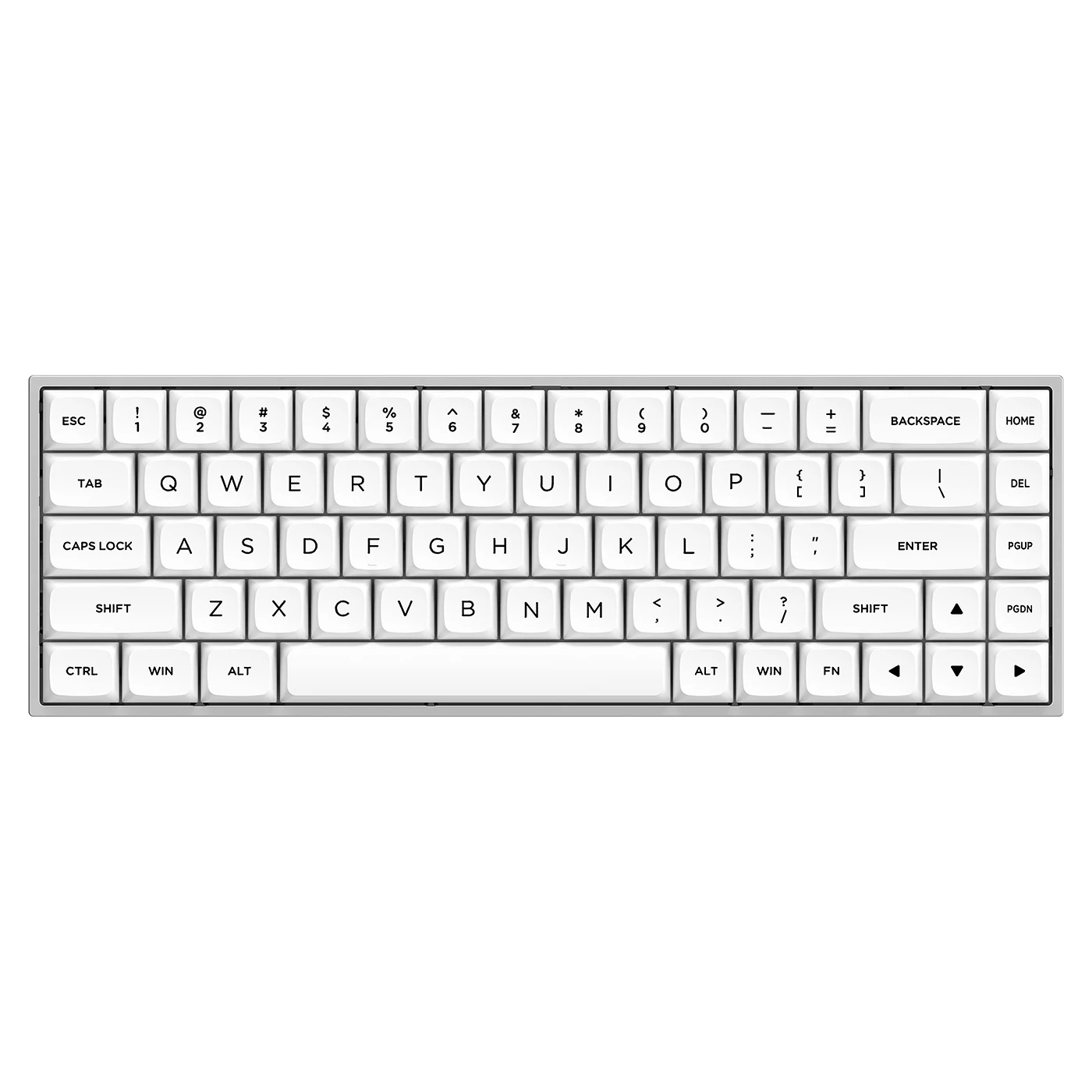 YYHC-61 Keys  Aluminium Mechanical Keyboard 60 Percent  Keycaps  Backlight Wireless Gaming Mechanical Keyboard