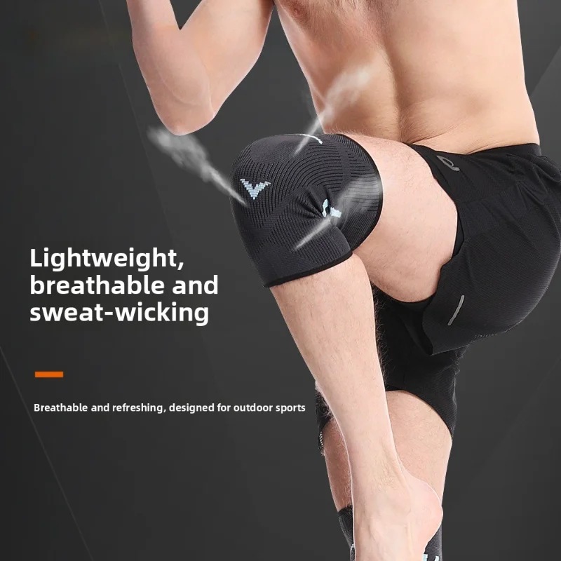 Knitted Nylon Sports Knee Protection, Riding, Running, Outdoor Anti-sliding, Breathable, Sweat-absorbing and Warm Knee Pads