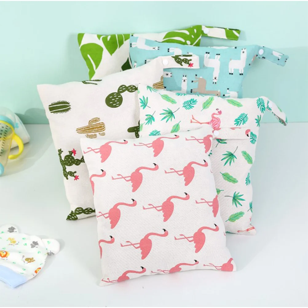 2 sacchetti per organizer per pannolini, sacchetti portaoggetti riutilizzabili portatili, custodia per pannolini da viaggio per bambini, multiuso
