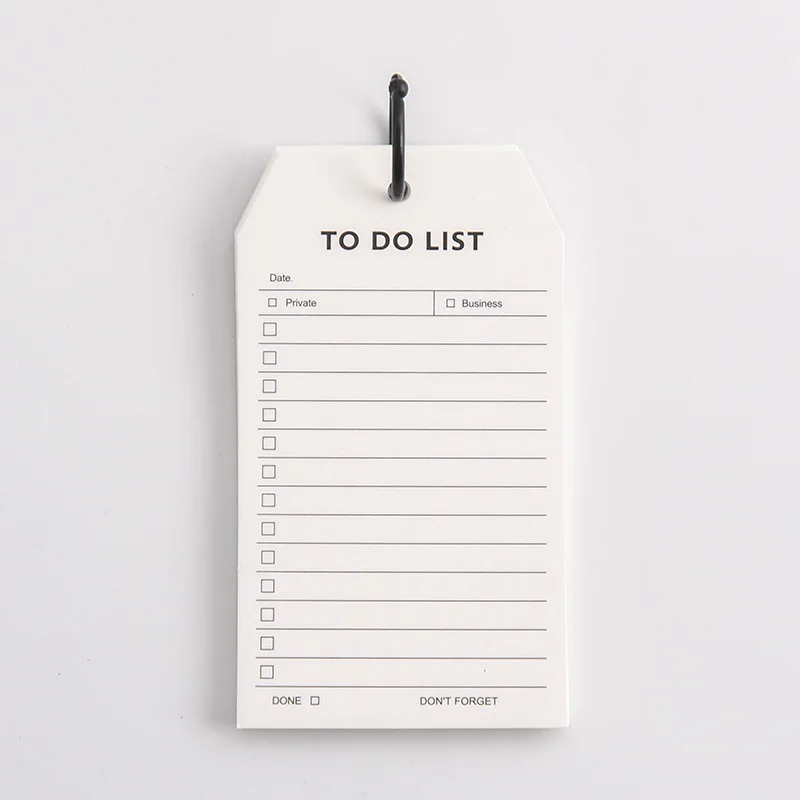 Creative Stationery Buckle Type Schedule Schedule Multi-Function Portable Memo Loose-Leaf Notepad to-Do List 2 Optional