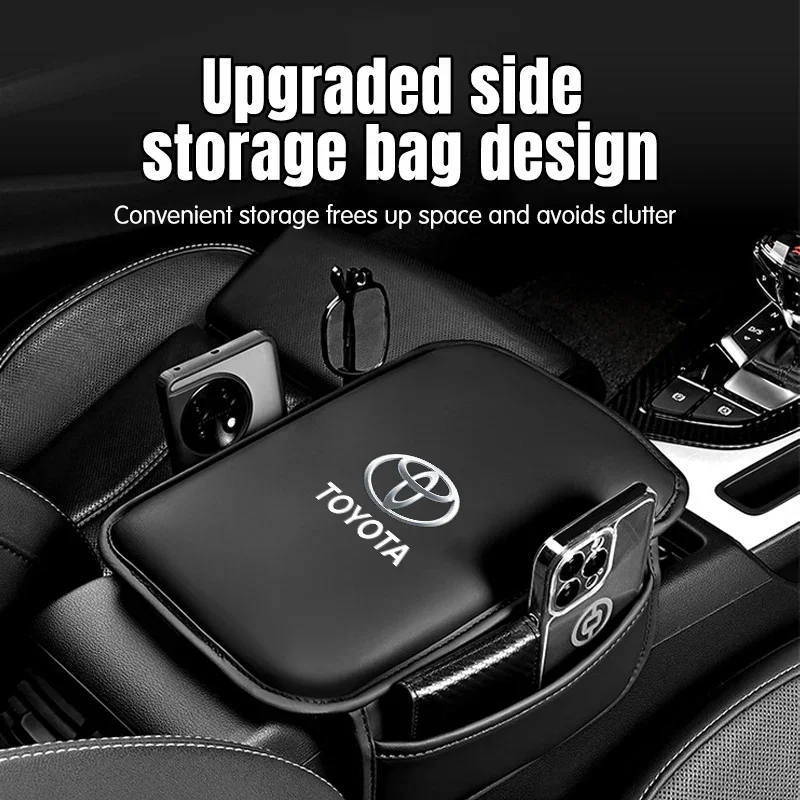 

Кожаный коврик-подлокотник для Toyota 2026: для GR Sport, Gazoo Racing, Yaris, 86, Corolla, Hilux, Supra