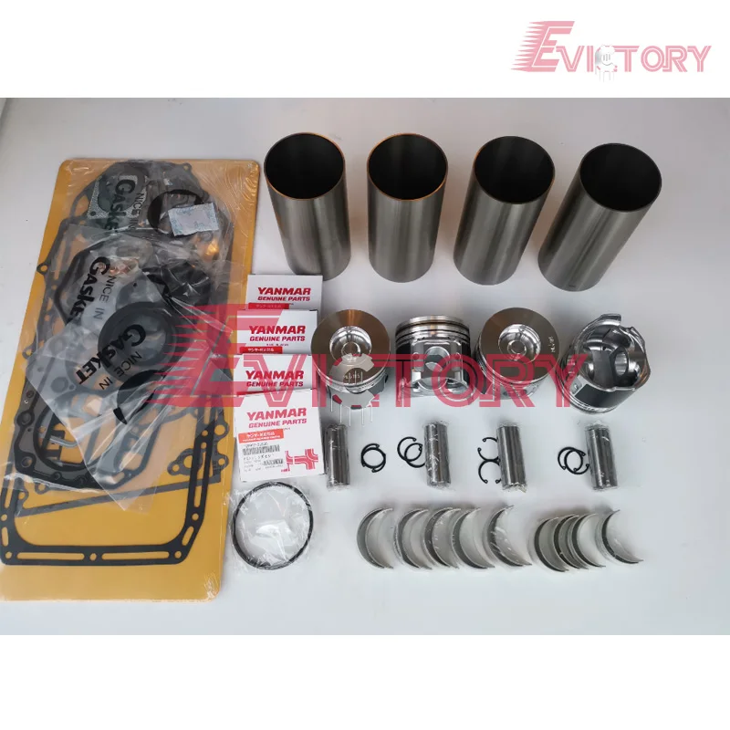 4IR18 4IR18TE 4IR18N Engine Overhual Repair Kit piston ring liner gasket bearing