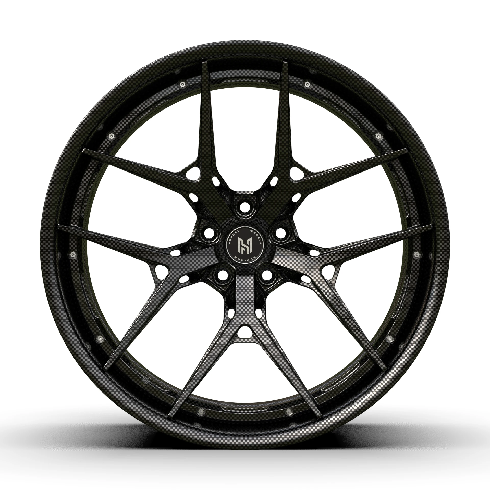 

Hardison Custom Carbon Fiber Barrel MAG/Aluminum 18 "19" 20 "21" 22 "23" Automotive Forged Wheels for Super Car Tuning