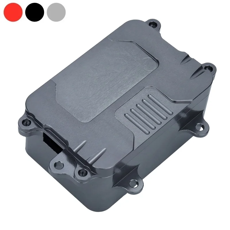 Metal Electronic Radio Receiver Box for Axial SCX10 90046 90047 90022 90028 1/10 RC Crawler Car Upgrade Parts