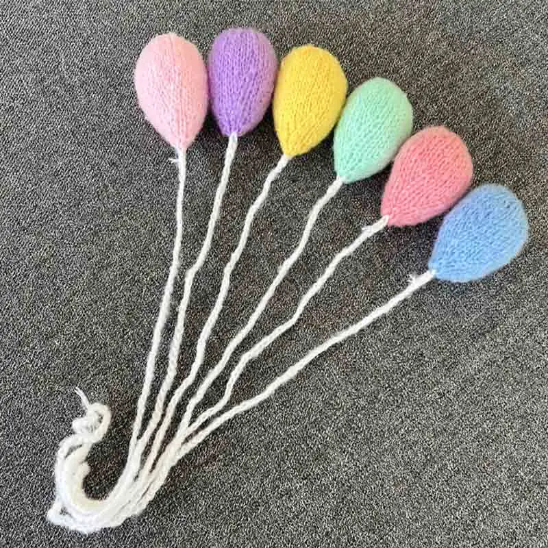 Colour Newborn Photography Wool Balloon,Creative Photo Baby Props,Children Wool Toy,for Infant Studio Shooting Pose Accessories