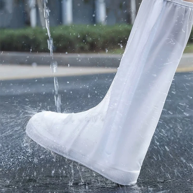 Waterproof Non-slip Shoe Covers For Men And Women When It Rains Thickened Wear-resistant Outdoor Shoe Covers For Rainy Travel