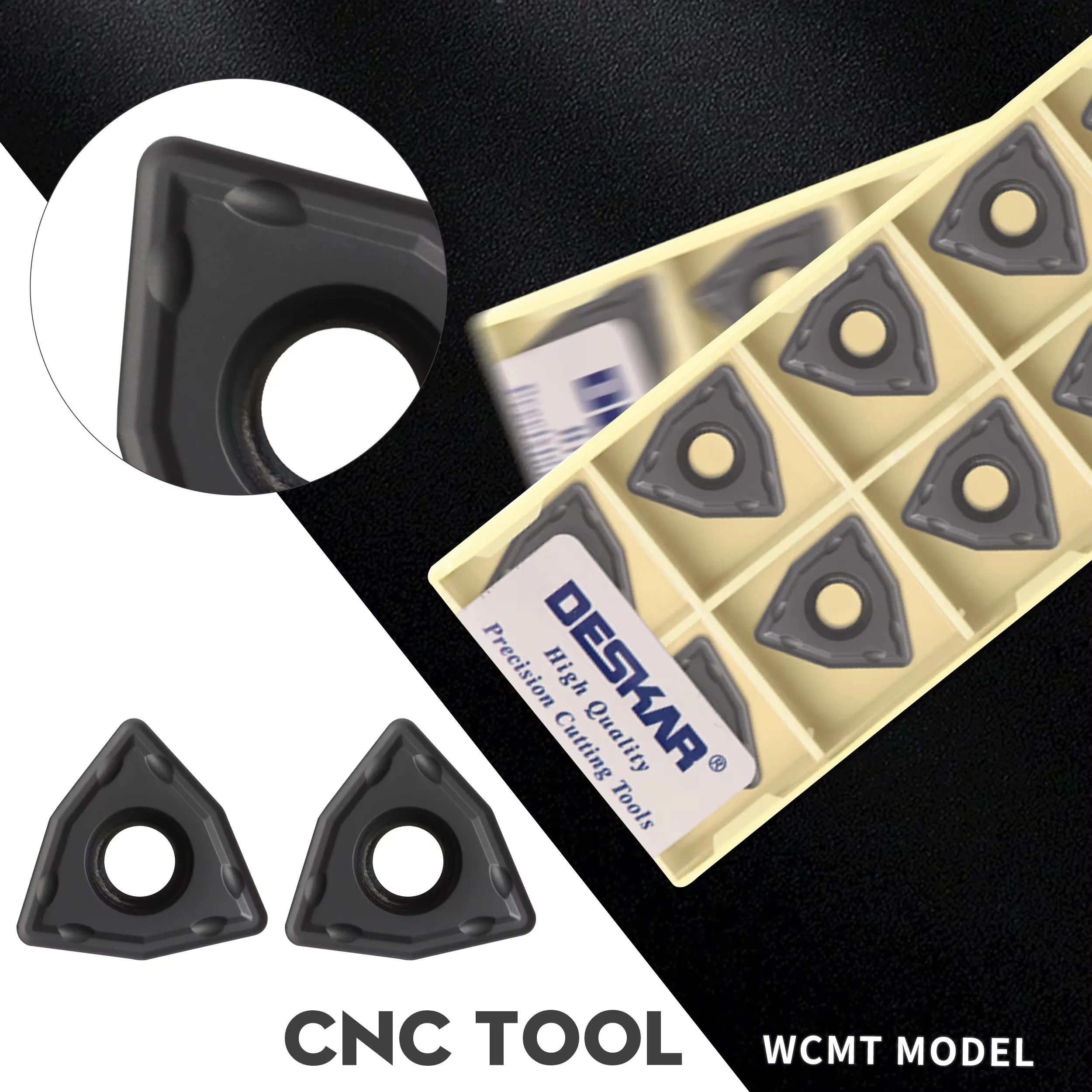 

WCMX030208-SF WCMX040208-SF WCMT050308-SF WCMT06T308-SF WCMT080412-SF LF6018 Токарный станок с ЧПУ U-образная обработка лезвий из нержавеющей стали