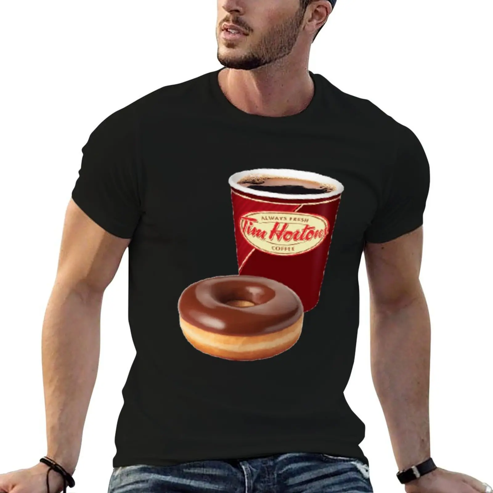 

Tim Hortons T-Shirt funny t shirts man funny t shirts cotton T-Shirt