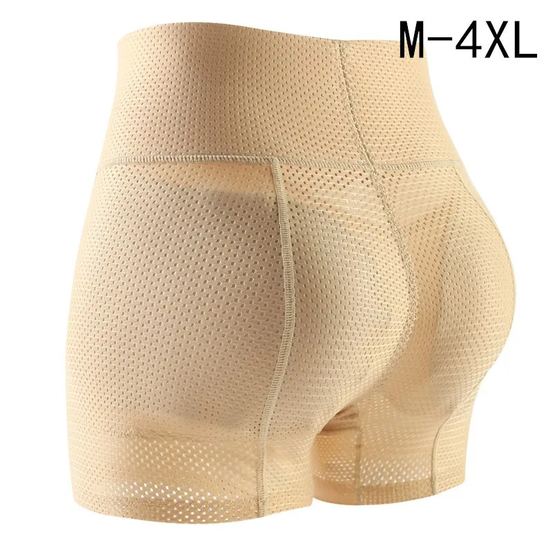 Women Hip Enhancer Butt Lifter Shorts Hollow Breathable Body Shaper Padded Fake Buttocks PHigh Waist Sexy Shapewear Panties