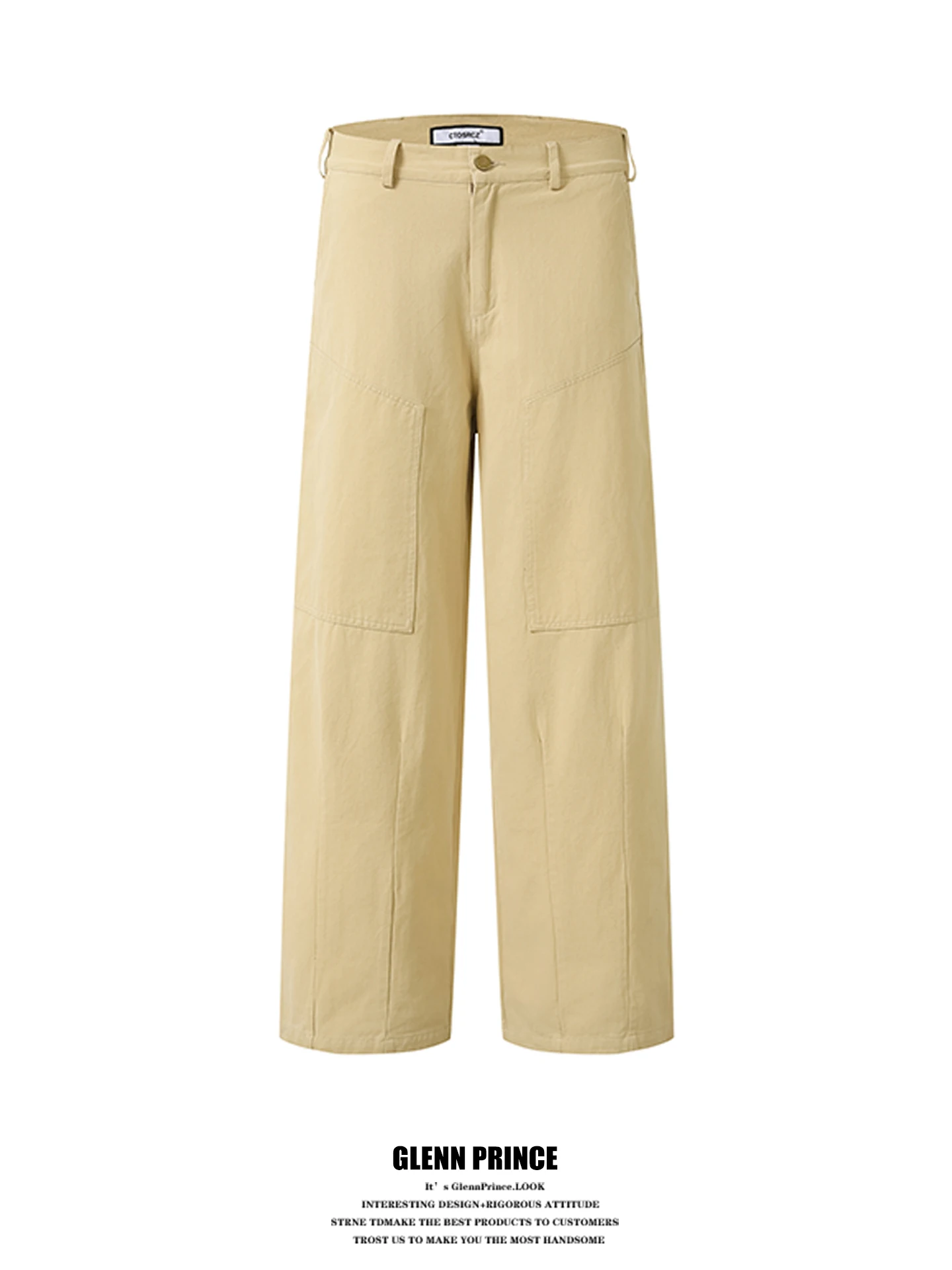 

Street Sle винтажные прямые повседневные брюки мужские свободные широкие брюки рабочая одежда однотонный осенний новый дизайн свободного покроя