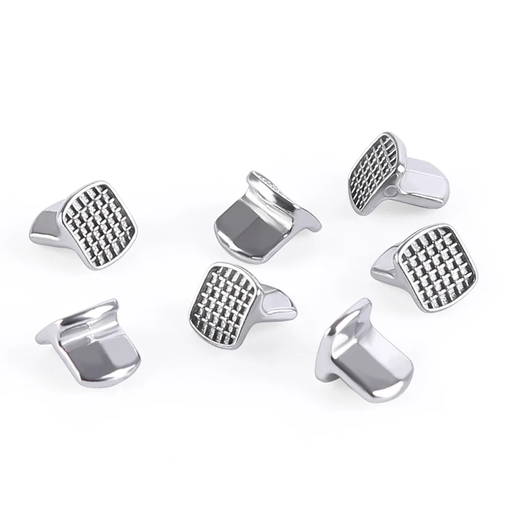 10 teile/paket AZDENT Dental Kieferorthopädische MIM Monoblock Biss Turbos Metall Biss Stopper Einzigen Flügel – Detail 6