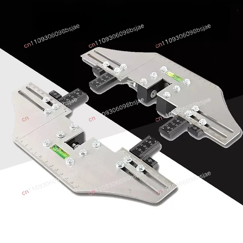 Elevator double-line calibrating ruler calibrating ruler pallet to find ruler single-line positioning tooling guide rail