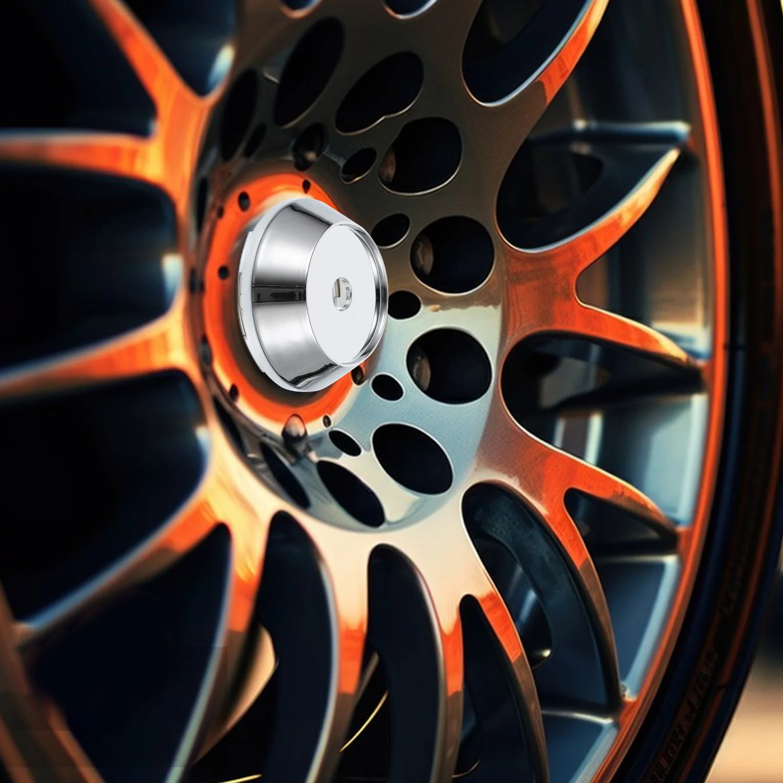 

4pcs Wheel Hub Caps Plastic Center Cover For Rims Snap In Installation Universal Car Wheel Replacement Accessories