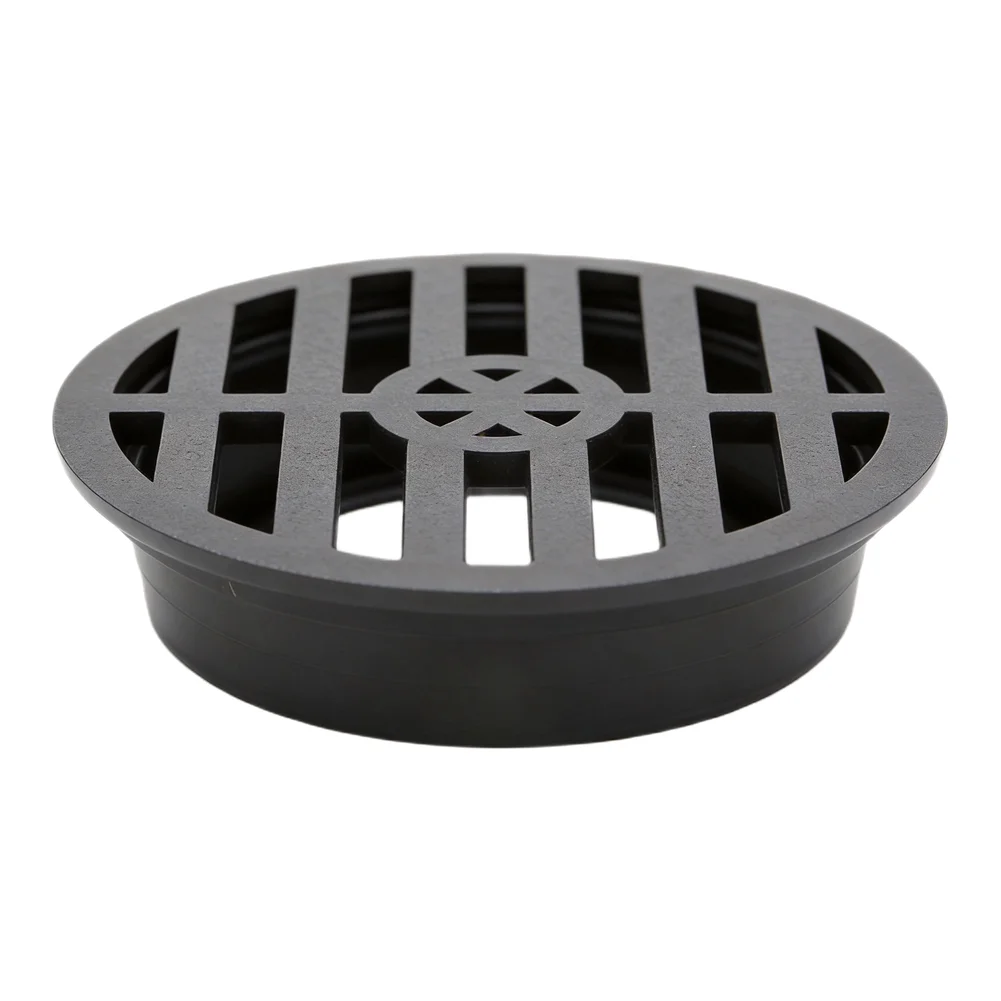 4 Inch PVC Drain Cover Grate for Lawn and For Garden Drainage Systems to Prevent Water Accumulation and Promote Soil Health