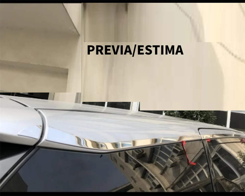 For Toyota Previa Estima ACR50 GSR55 Car Window Decorative Trims Protector Cover Reflection Panel Molding Strip Car Accessories