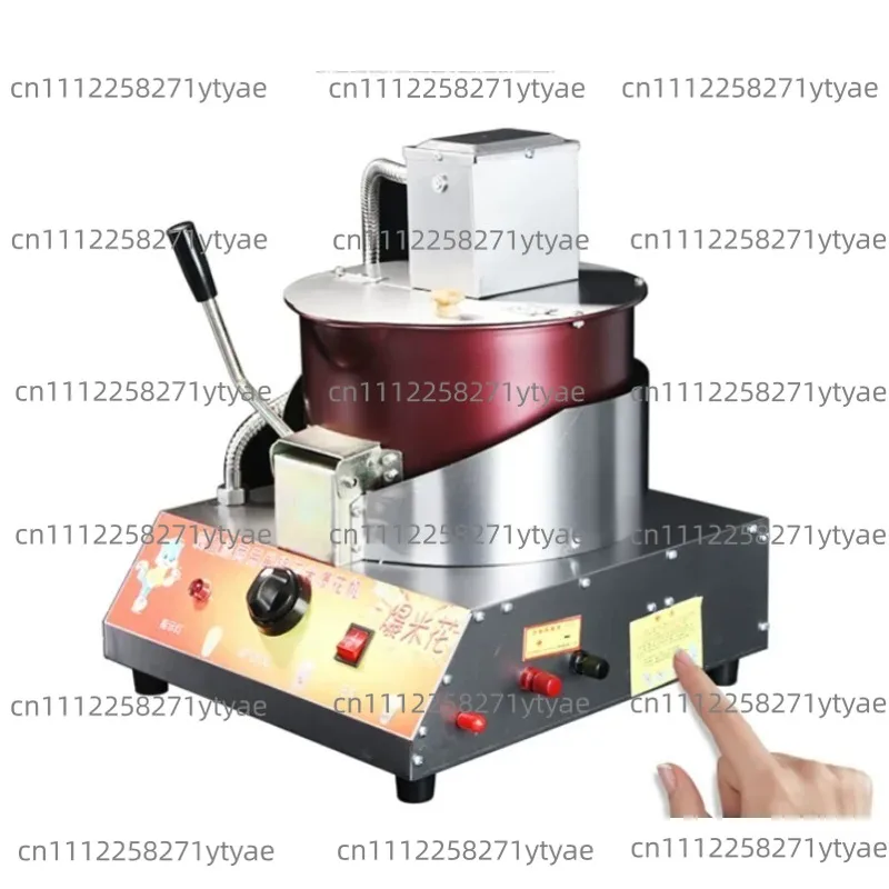 Electric popcorn machine gas automatic