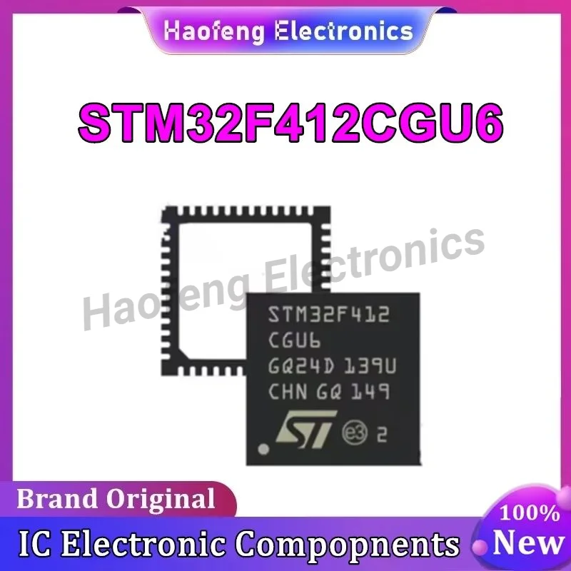 STM32F412CGU6 STM32F412CGU6TR QFPN-48 Microcontroller Chip