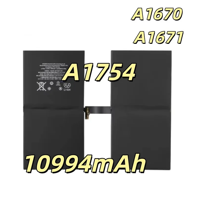 Replacement battery A1754 3.77V 10994mAh For Pro 12.9 2nd Pro12.9 2nd A1670 A1671 A1754 Tablet Battery New