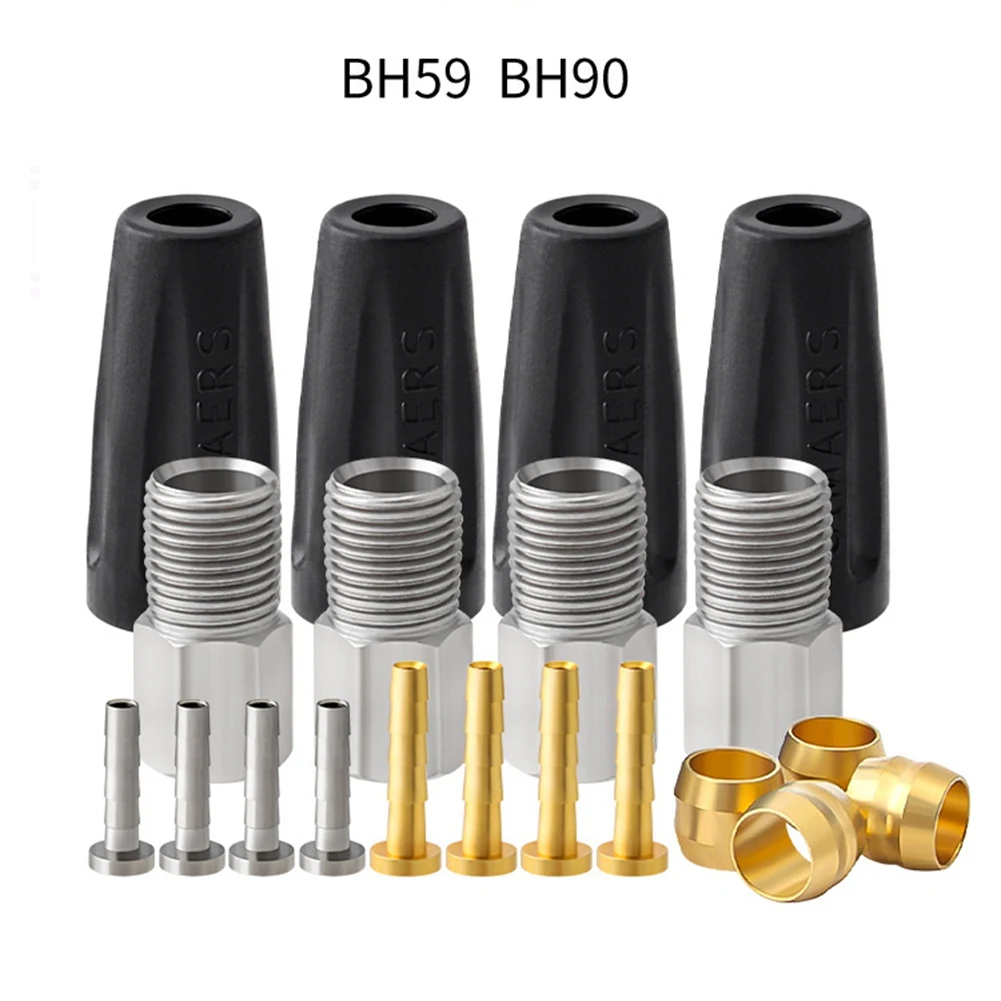 1 комплект тормозных оливковых соединительных вставок, комплект шлангов для гидравлического дискового тормоза, шланг для гидравлического дискового тормоза для шоссейного велосипеда BH90