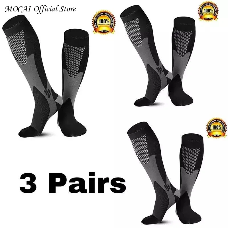 Mens Sports Compression Socks Varicose Veins Cycling Socks Nursing Running Compression Socks Nurse Outdoor Natural Hiking Yoga