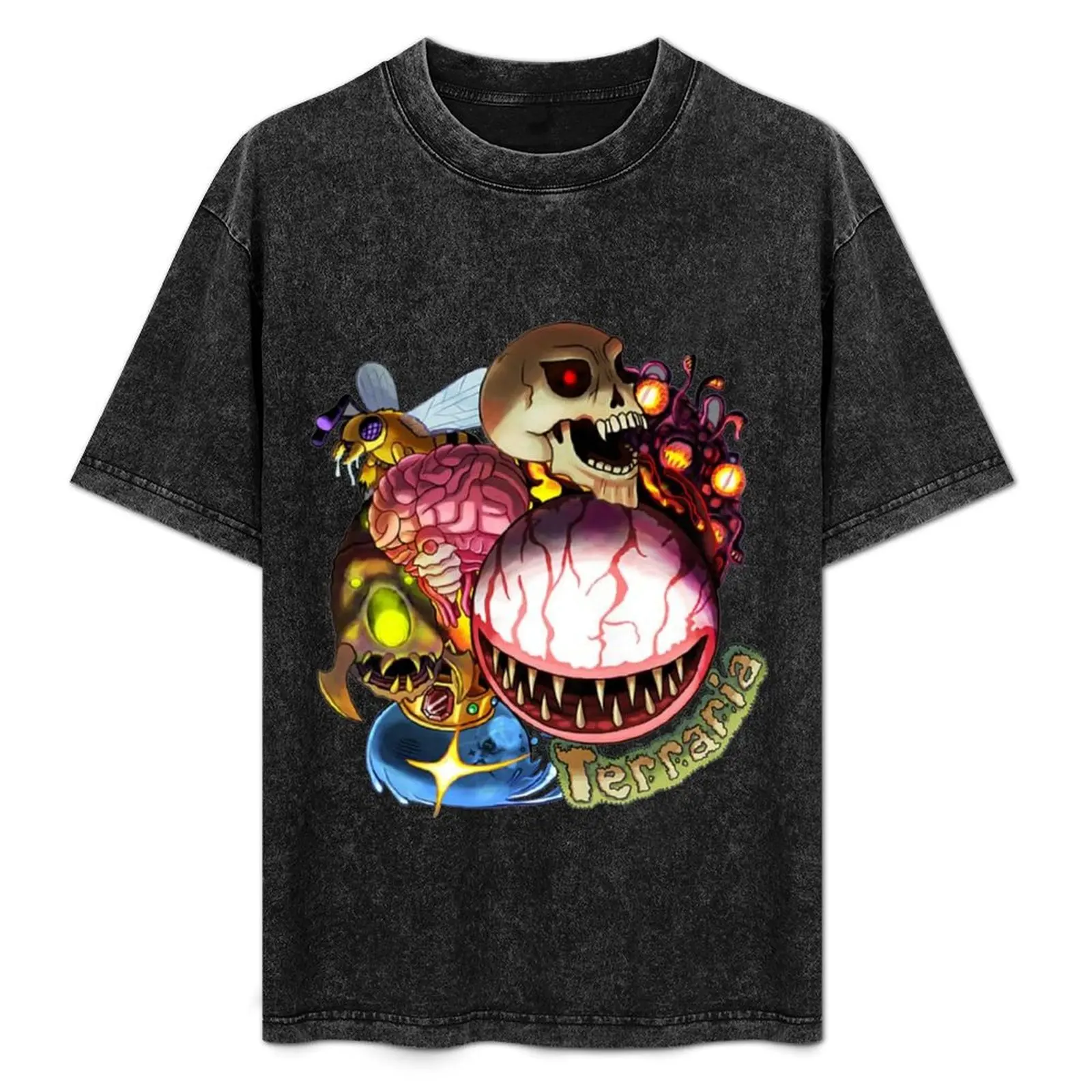 Funny Art Terraria Game T-Shirt Holiday Party T-Shirt for Men