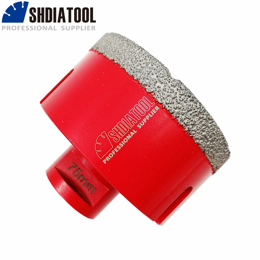 SHDIATOOL 1pc 75mm Diamond Drilling Crowns Drill Bits Core Bits For Tile Ceramic Porcelain Marble Angle Grinder M14 Thread