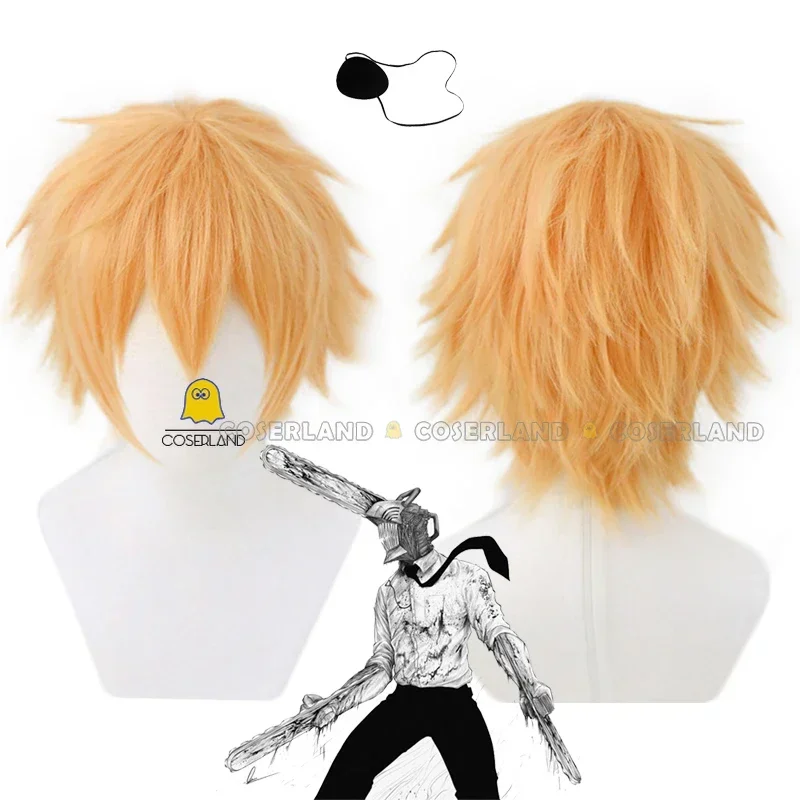 Disfraz de motosierra para hombre Denji, peluca de Anime, uniforme de cazador del diablo, camisa, corbata, pantalones, traje, Pochita, fiesta de Halloween para mí MN1