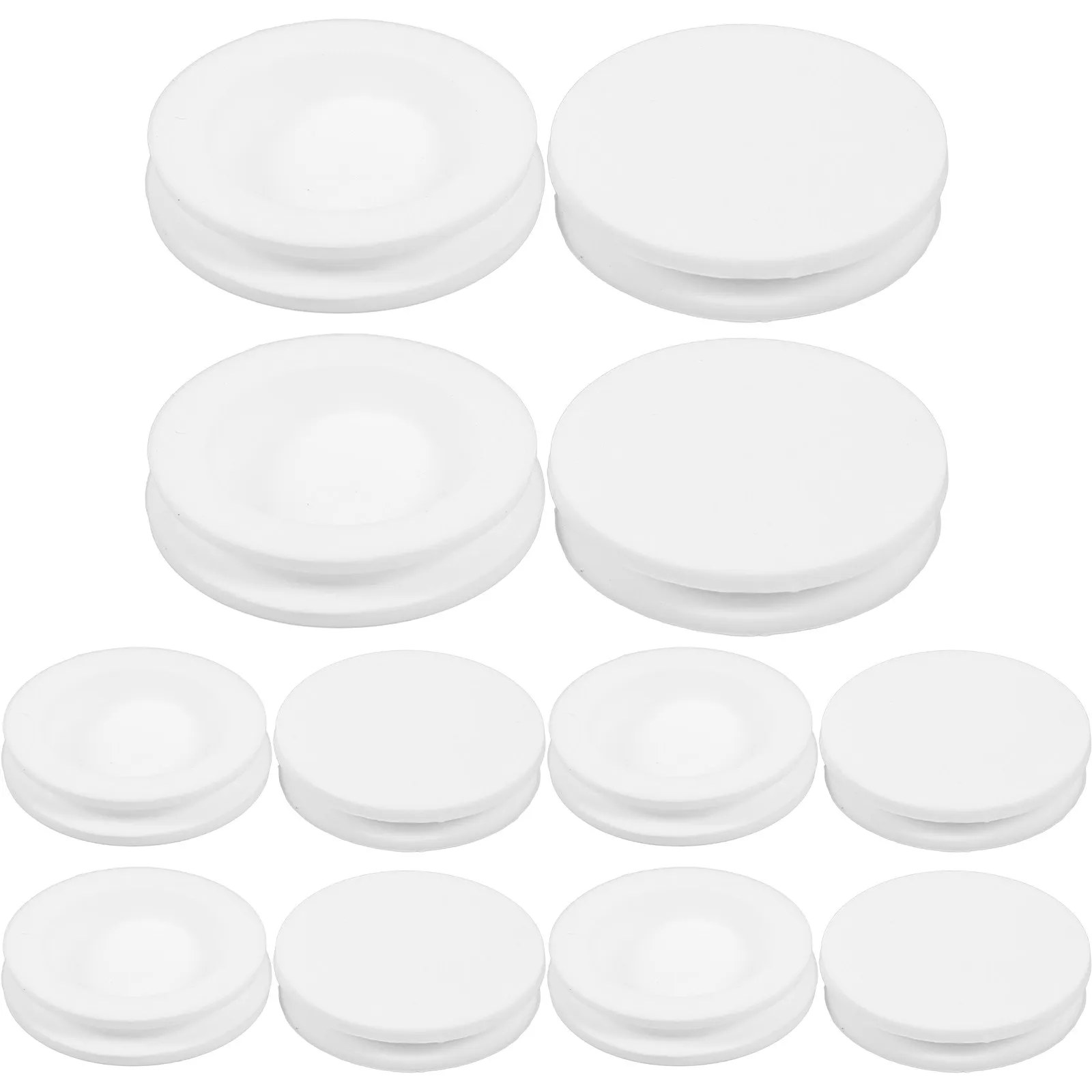 10Pcs PVC Bottom Plug for Money Bank Piggy Bank Storage Jar Sealing Stopper Secure Coin Storage Dustproof Moisture Resistant