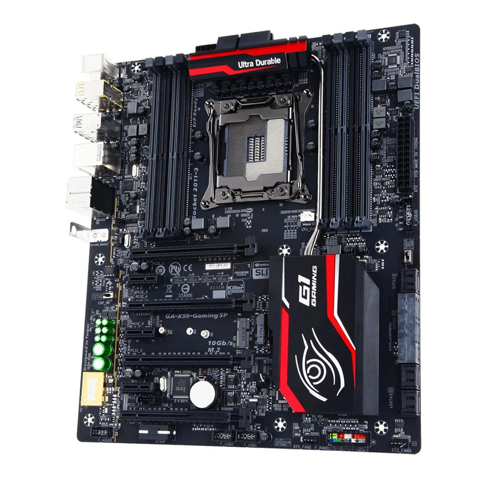 Материнская плата X99 для настольного компьютера Gigabyte GA-X99-Gaming PCI-E 3,0 DDR4 64 ГБ