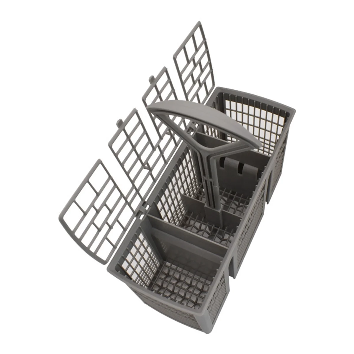 T27C Universal Dishwasher Cutlery Basket Replacement, with Removable Handle, Dishwasher Utensil Holder for Bosch and Siemens