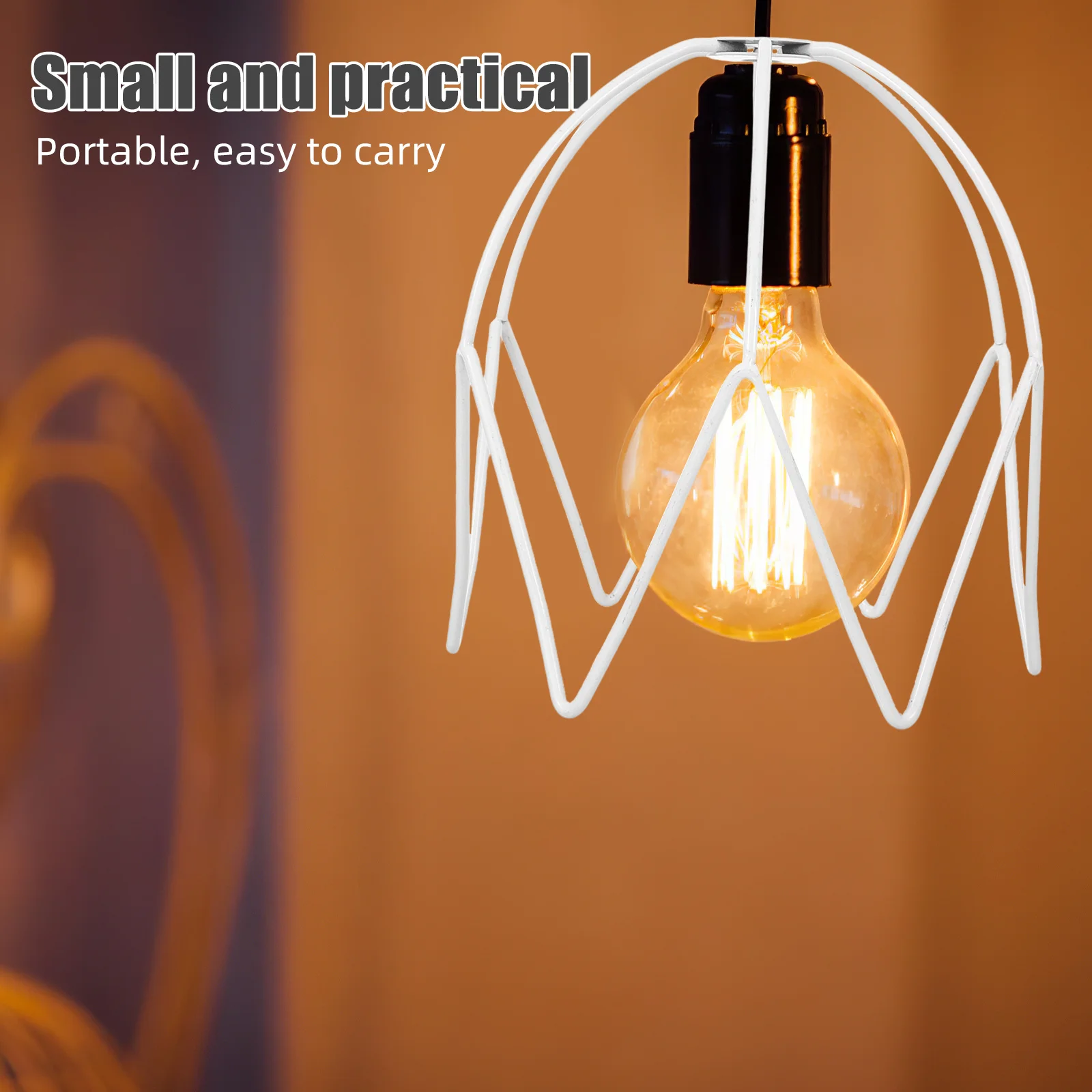 

Metal Crystal Table Lamp Frame French Vintage Wire Cage DIY Replacement Chandelier Lamp Shade Ceiling Shades Wire Cage