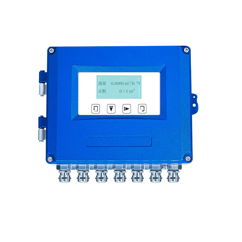 Two-channel ultrasonic flowmeter Multi-channel outer clip plug-in flowmeter Water liquid pipeline flowmeter