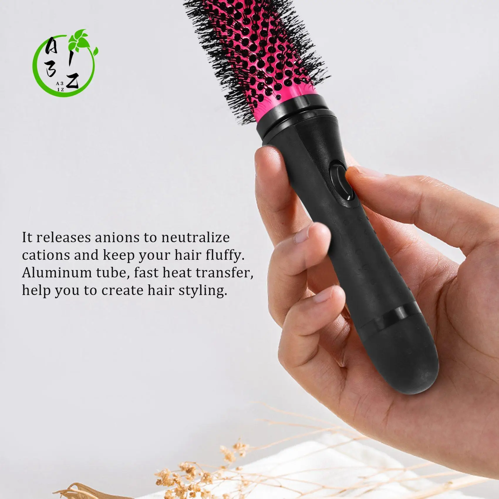 

A31Z-6 шт./компл., 3 размера, роликовая щетка для волос со съемной ручкой и позиционирующими зажимами, алюминиевая бочка, бигуди, расческа, парикмахерская