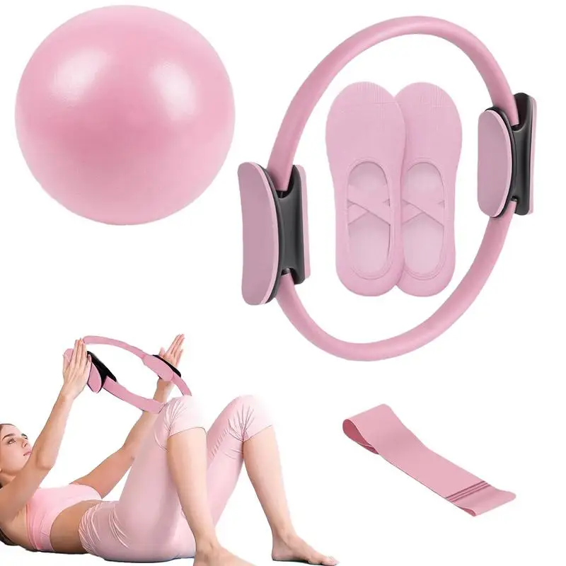 

Pilates Ring Toning Pilates Ring Resistance Band Workout Portable Exercise Tool For Pregnancy Postpartum Travel Studio Home