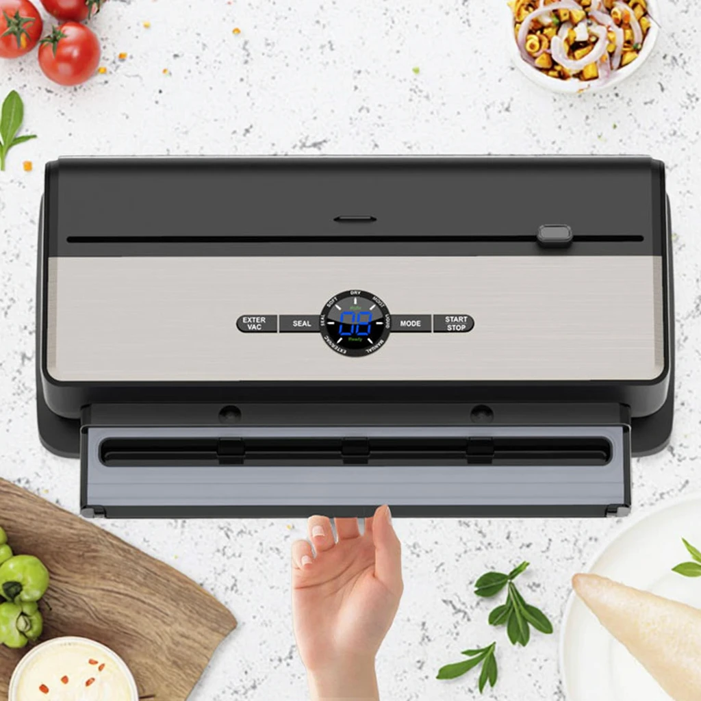 

OEM Electric Vacuum Sealer With Start Kit Sealer Bag Dry/Wet Modes Food Vacuum Vacuum Food Machine for Sous Vide