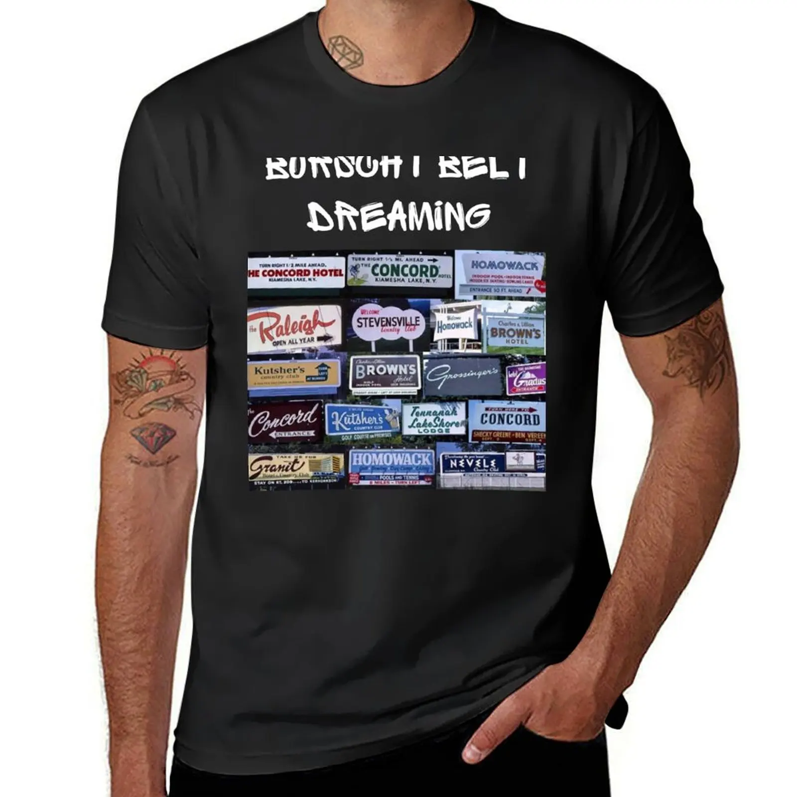 Borscht Belt Dreaming T-Shirt summer tops Short sleeve tee sublime Short sleeve tee men