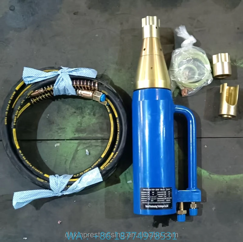 Jack for Concrete Sleepers with Calibration 25 Tons Hydraulic Pretension