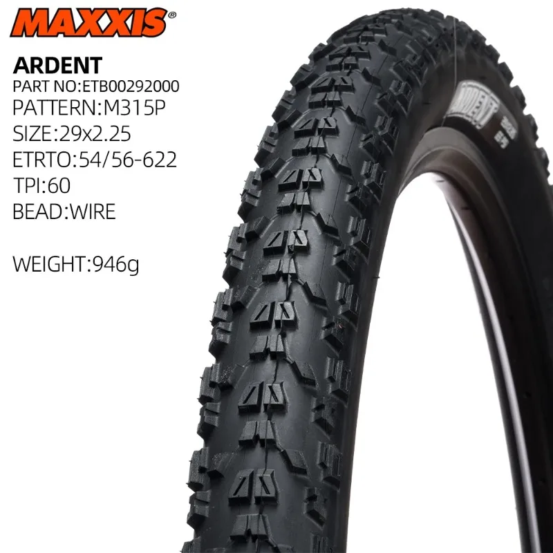 ARDENT ARDENT WIRE MOUNTAIN BICYCLE TIRE OF MTB BIKE TYRE XC AM FR 29X2.25 54/56-622 27.5 29